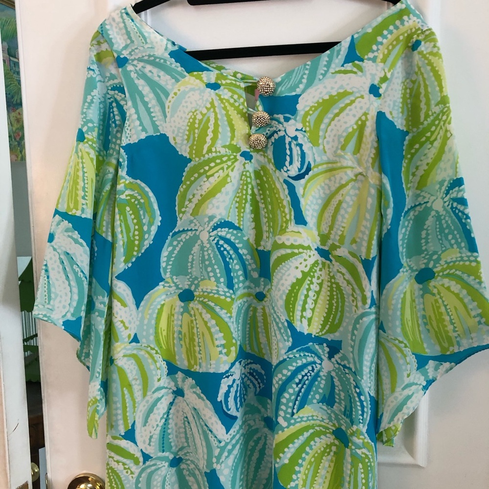 Lilly Pulitzer Silk Tunic Short Dress 0